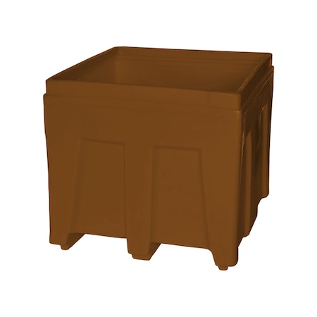 Myton Industries Bulk Ship Container, 14.5 cubic ft., weight capacity 800 lbs, Brown SO-3626 BROWN