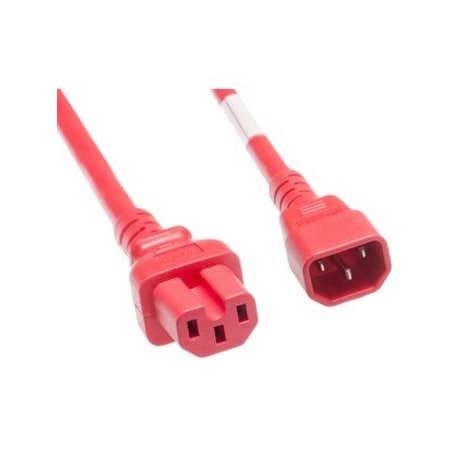 Unc Group POWER- CORD C14 TO C15 15AMP RE PWCD-C14C15-15A-10F-RED