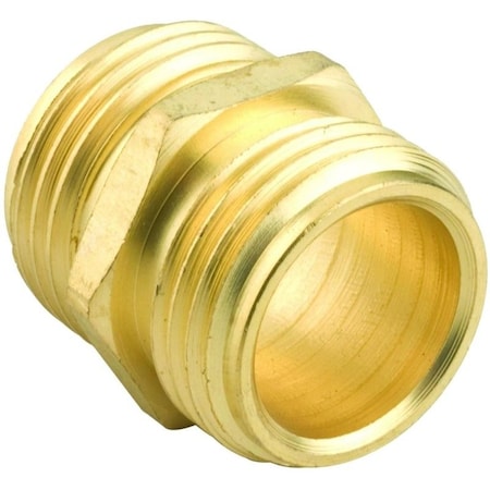 Gilmour Hose Adapter, 34 x 34 in, MNH x MNH, Brass, For Garden Hose 877014-1001