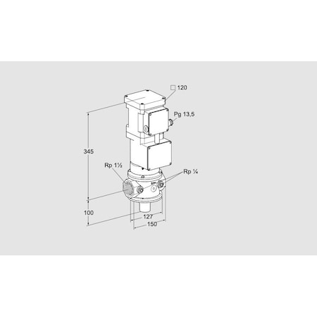Honeywell Kromschroder VLV, MTR, GAS, VK 40R10T5A93DFZ KS85315021