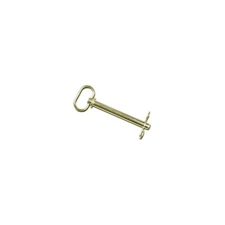 Double Hh Mfg Hitch Pin, Yellow Zinc Plated, 1-1/4 x 6-1/4-In. 25673