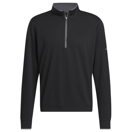 Adidas UPF Lightweight Golf 1/4 Zip - Black/XL IS7134