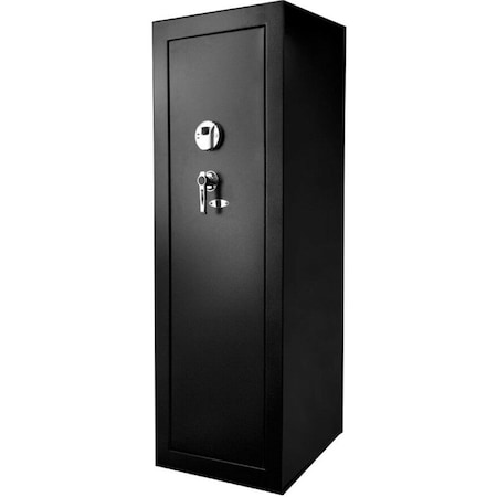 Barska Rifle & Gun Safe, Biometric Lock, 139 lbs, 9.4 cu ft, Not Rated AX11780