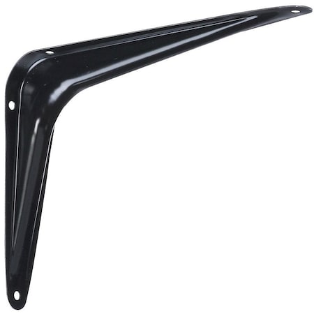 National Hardware 211BC Series Shelf Bracket, 100 lb, Steel, Black, 6 in L N218-917