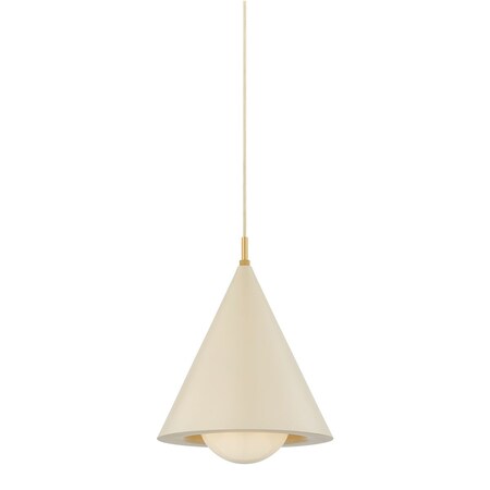 Mitzi 1 Light Bernadine Pendant Aged Brass H1091701S-AGB