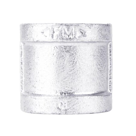 Stz Industries 1/8 in. FIP each X 1/8 in. D FIP Galvanized Malleable Iron Coupling 501786