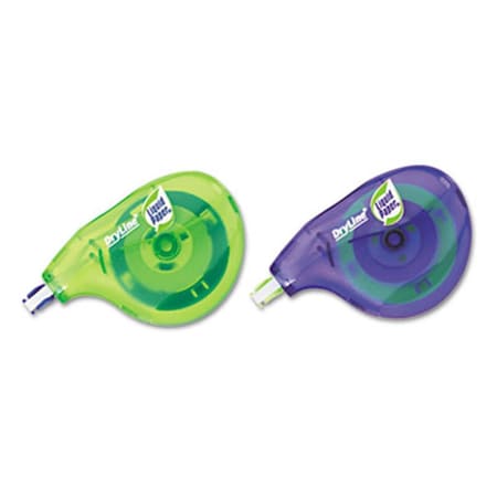 Paper Mate DryLine Correction Tape  Non-Refillable  1/5'' x 472''  2/Pack PA31785