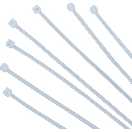 Tripp Lite Cable Tie, 7-1/2 in L, Gray, Nylon, 40 lb Strength P352-07N-100