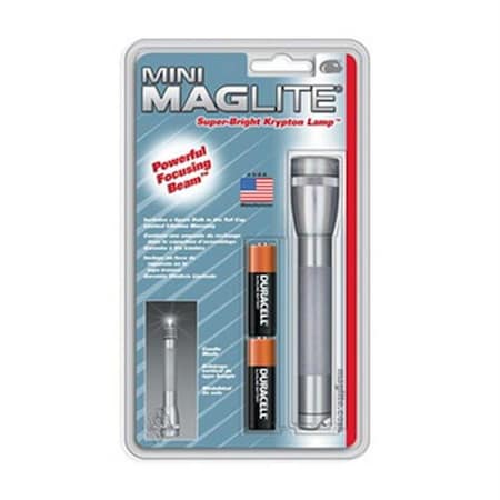 Maglite Mini  AA Blister Gray Pewter M2A096