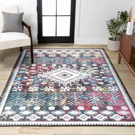 Jonathan Y Dhiya Distressed Kilim Multi 3 ft. x 5 ft. Area Rug MDP502A-3