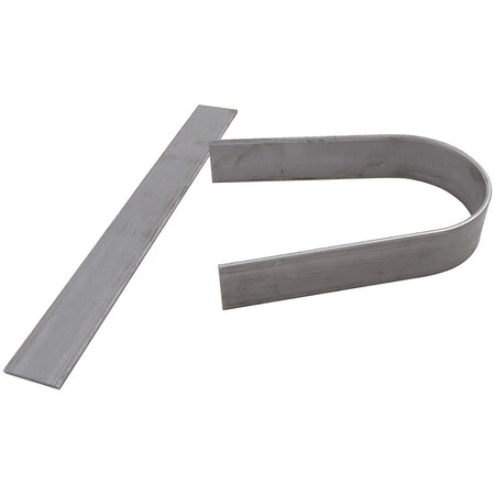 Allstar Performance 0.19 in. Flat Steel Unwelded Driveshaft Loop - 2 Piece, 2PK ALL69004