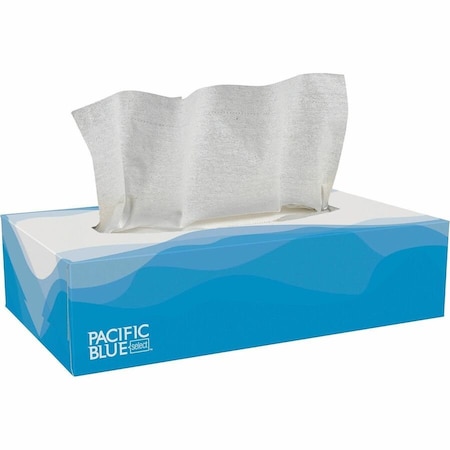 Georgia-Pacific Pacific Blue Select® 2-Ply Facial Tissue By Gp Pro (Georgia-Pacific), Flat Box, 30 Boxes Per Case 48100