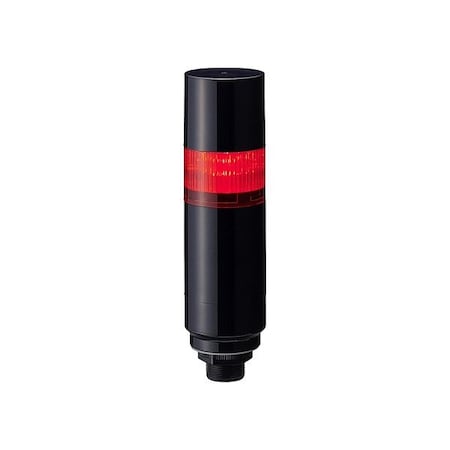 Patlite Signal Tower, 7 7/8 in H, 2 3/8 in dia. LR6-102W5BK-R