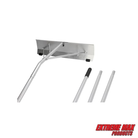 Extreme Max 5600.3207 Shingle-Saver 21' Roof Snow Rake with 24" Blade 5600.3207
