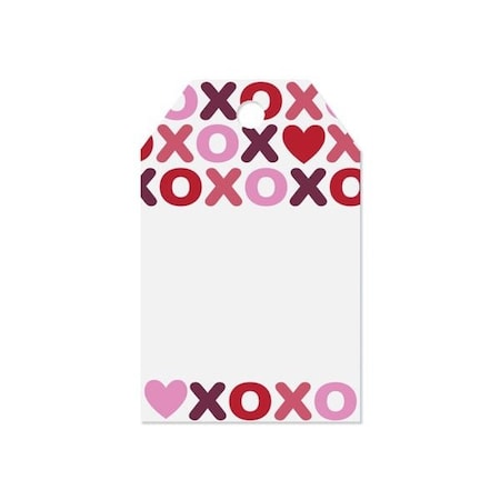Nashville Wraps XO Printed Gift Tags 2.25x.5, 50PK PTXO