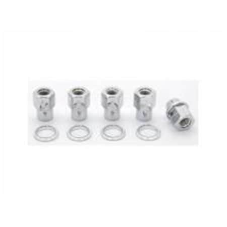 Weld Racing 0.43-20 in. Shank Open End Lug Nuts with Washers WEL601-1454