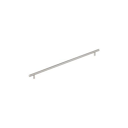 Amerock Bar Pulls 21-7/16 inch 544mm Center-to-Center Polished Nickel Cabinet Pull BP19017PN