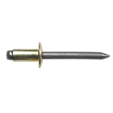 Disco Automotive Hardware 1/4in Dia. 1/2in Flange 1/8in-1/4in G/Range, 16PK 9885MT