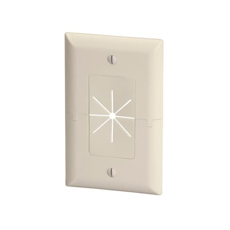 Monoprice Split Plate, Flexopening, Lite Almnd 12573