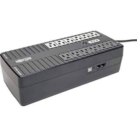 Eaton Tripp Lite Series 900VA 480W Standby UPS - 12 NEMA 5-15R Outlets, 120V, 50/60 Hz, 5-15P Plug, INTERNET900U