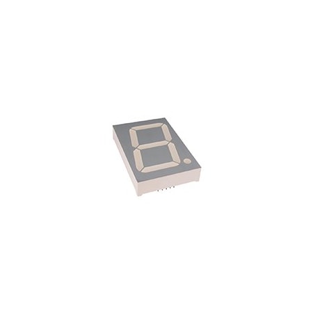 Sunled LED Display, Single Digit, Color: Red Lens: Wavelength: 627nm Min.Intensity: 21000 XDUR46A