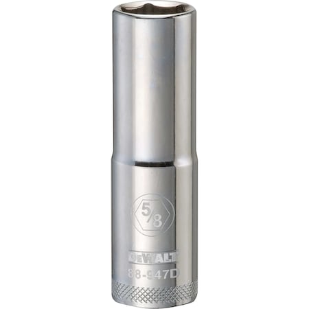 Dewalt Drive Deep Socket, 6-Point, 5/8in-1/2in DWMT88947OSP