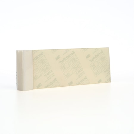 Scotch Envelope Sealing Tape Strips, 3.1 mil Thick, 2 in W x 6 in L, 3 in Core Dia., Clear, 40 PK 3750P