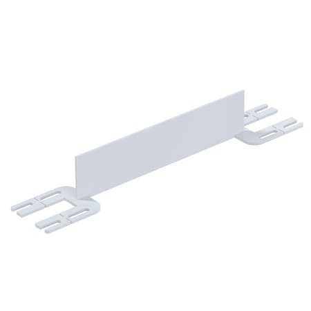 Vestil TOEBOARD FOR PIPE SAFETY RAILING 24 INCHES WHITE VDKR-2-TB-WT