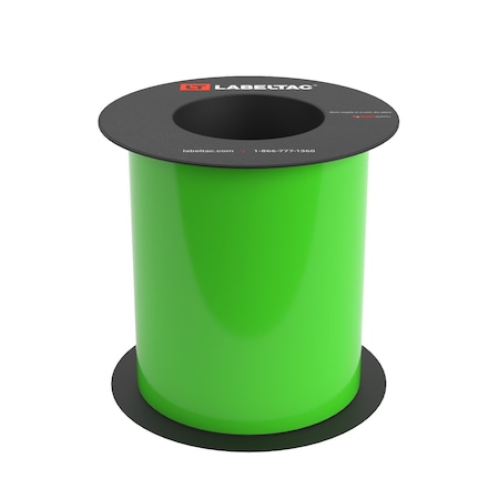 Labeltac Label Supply 6in x 75ft, Hi-Vis Green LT622-C