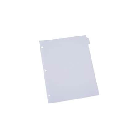 Universal Econ 8 Tab Divider, Letter, White, 24PK UNV20845