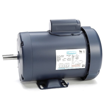 Leeson Capacitor-Start General Purpose Motor, 1/3 hp HP, 56 Frame, 115/230V AC Voltage 110009.00