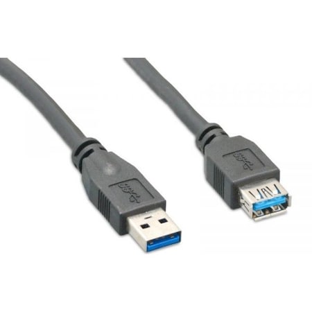 Enet USB Data Transfer Cable - 3 ft USB Data Transfer Cable - Extension Cable - Black USB3.0MAFA-3F