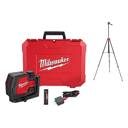 Milwaukee Tool USB Rechargeable Laser + Tripod 3521-21, 48-35-1411