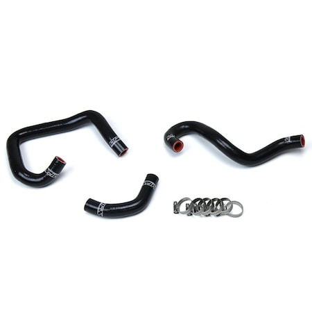 Hps Performance High Temp Reinforced Silicone Heater Coolant Hose Kit, Black,  57-1521-BLK