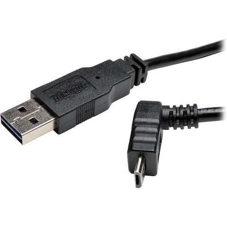 Tripp Lite USB Reversible 2.0 Cable, UA, MicroB, 3ft UR050-003-UPB