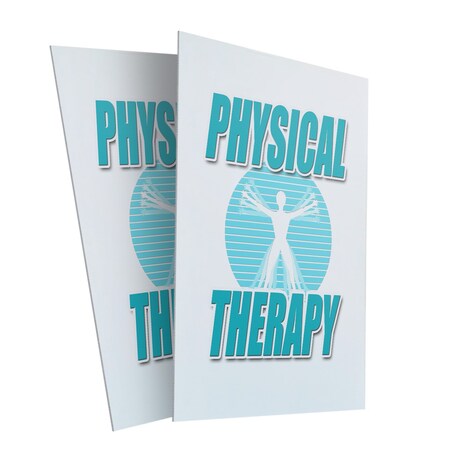 Signmission Physical Therapy, Plastic Signs Only 24 Inch x 36 Inch, Corrugated Plastic, 2PK CSB-2436-2PACK-Physical Therapy