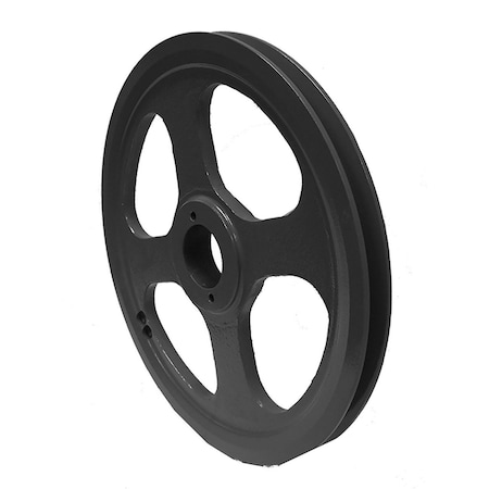 Zoro Select V-Belt Pulley, Cast Iron, 18.25 in OD AK184H