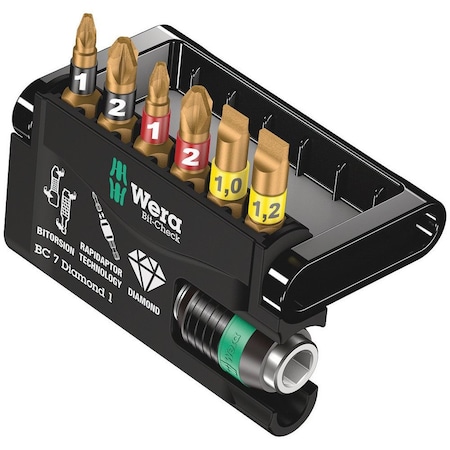 Wera Bit-Check 7 Diamond 1, 7 pieces 5057416001