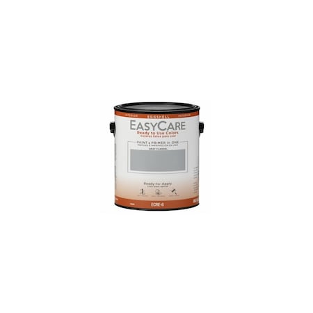 True Value Ready To Use Interior Paint & Primer In One, Eggshell Acyrlic, Gray Flannel, 1-Gallon ECRE-6