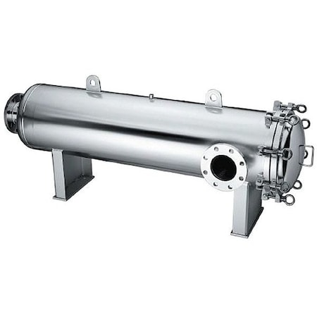 Zoro Select Filter Housing, Silver, Flanged, 2,000 gpm IHF-4-60-H-4F-6-E-435-15