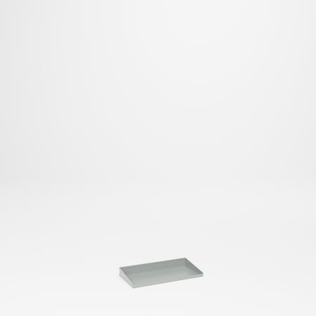 Pucel Flat Versatile Shelves, 16 Gauge Steel, 25 in W x 12 in D, Gray VS-25-12