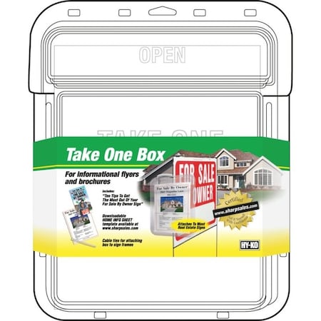 Hy-Ko Box Take One Pvc 10-1/2X15In 22131