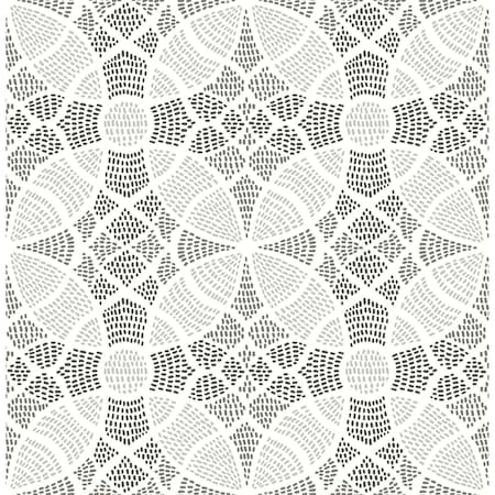 A-Street Prints Zazen Grey Geometric Wallpaper 2764-24336