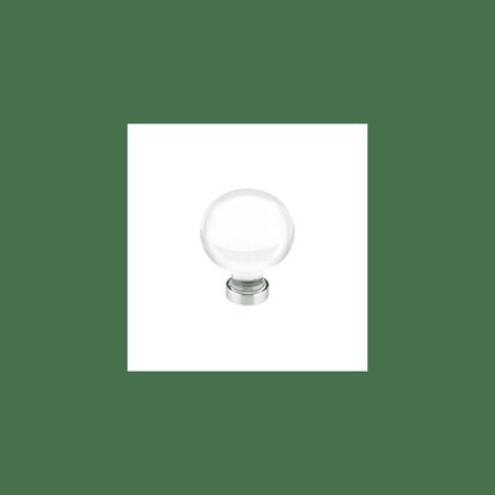 Patioplus 1 in. Bristol Cabinet Knob, Satin Nickel PA3240313