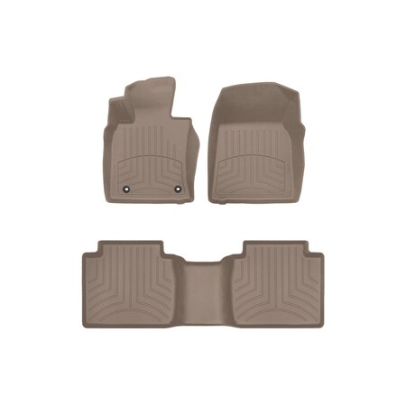 Weathertech Tan, Front and Rear FloorLiner HP 451230-1-3IM