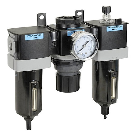 Wilkerson Filter/Regulator/Lubricator, Auto Drain C28-06-FHG0B