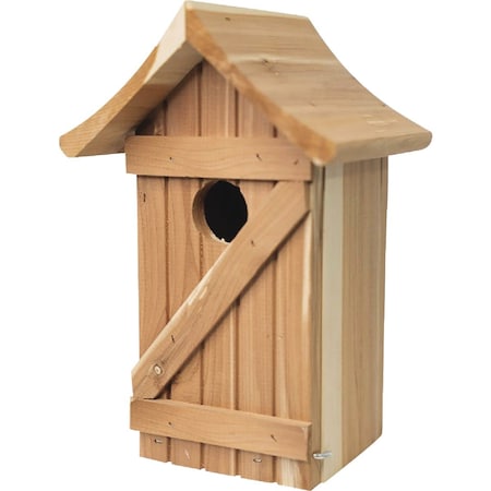 Valley Splendor 7'' W. x 10.75'' H. x 6'' D. Cedar Bluebird House 9803
