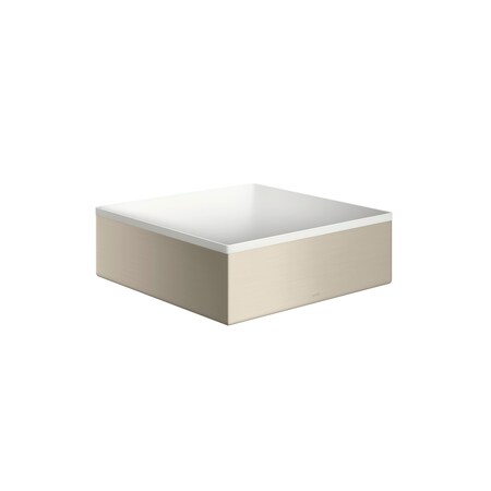Axor Suite Sinks Square Sink without Overflow, 11 1/4" x 11 1/4" in Brushed Nickel 42002820