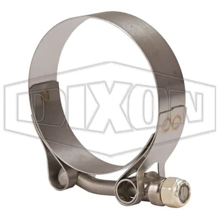 Dixon T-Bolt Clamp, 2.31 to 2.62 in Nominal, 0.025 in Thick, 300 SS, Domestic STBC250