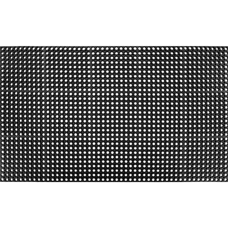 Global Industrial Drainage Mat, 3'W x 5'L, 7/8" Thick, Black 670821